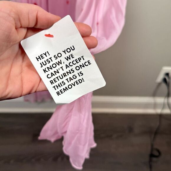 ASOS DESIGN tie back pleated sleeve midi dress in pink with red embroidery - Picture 15 of 15